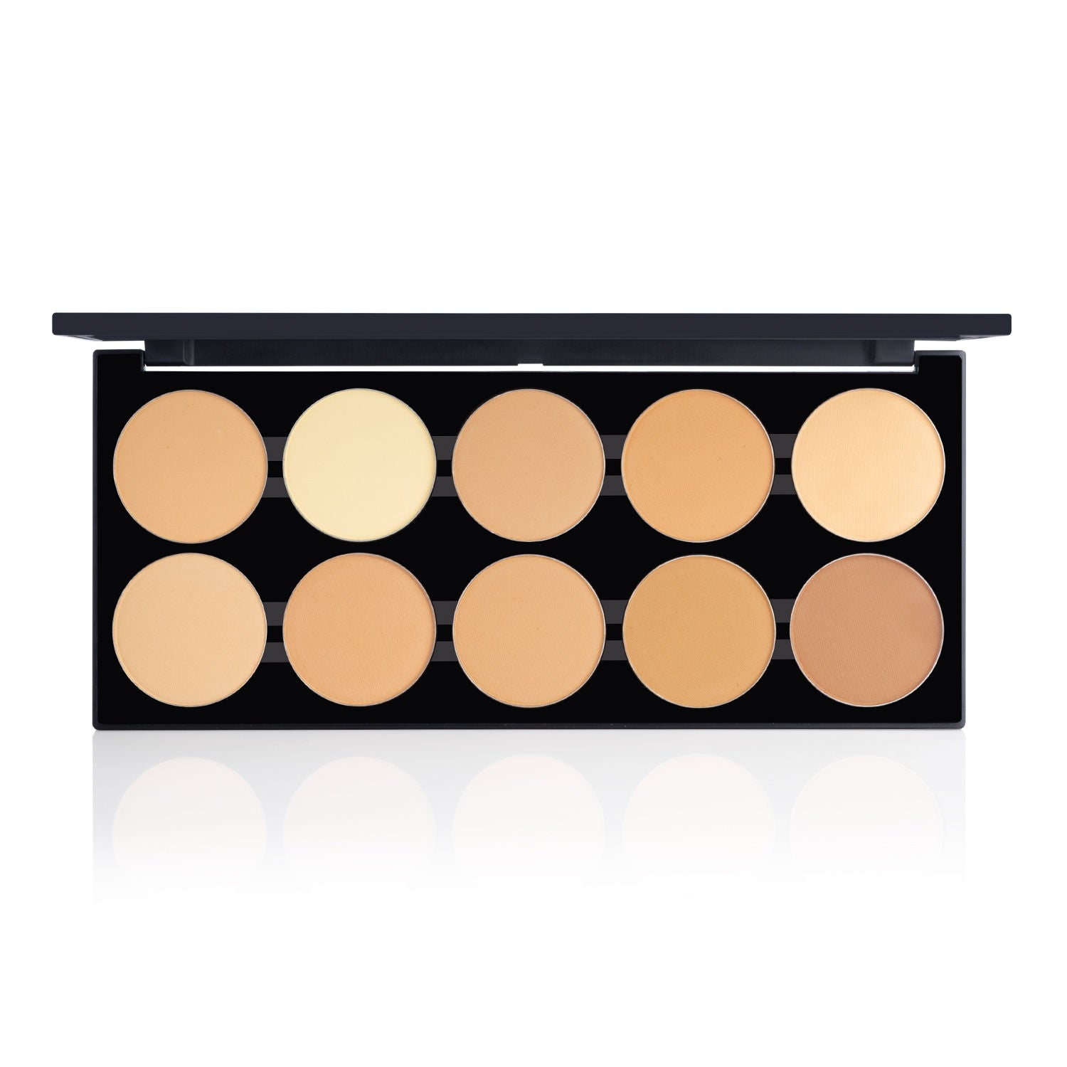 PAC Studio HD Powder Foundation Palette - Oil Control, Medium to Full Coverage & Even Natural Finish