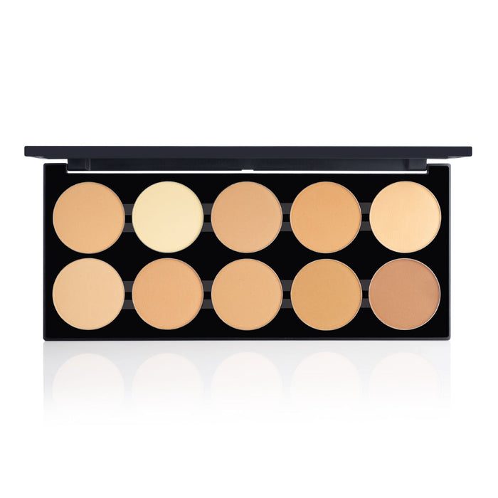PAC Studio HD Powder Foundation Palette - Oil Control, Medium to Full Coverage & Even Natural Finish