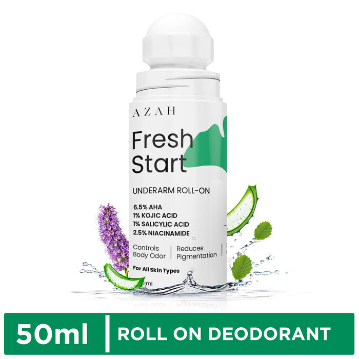 Azah Fresh Start Premium 6.5% Aha Underarm Roll-On