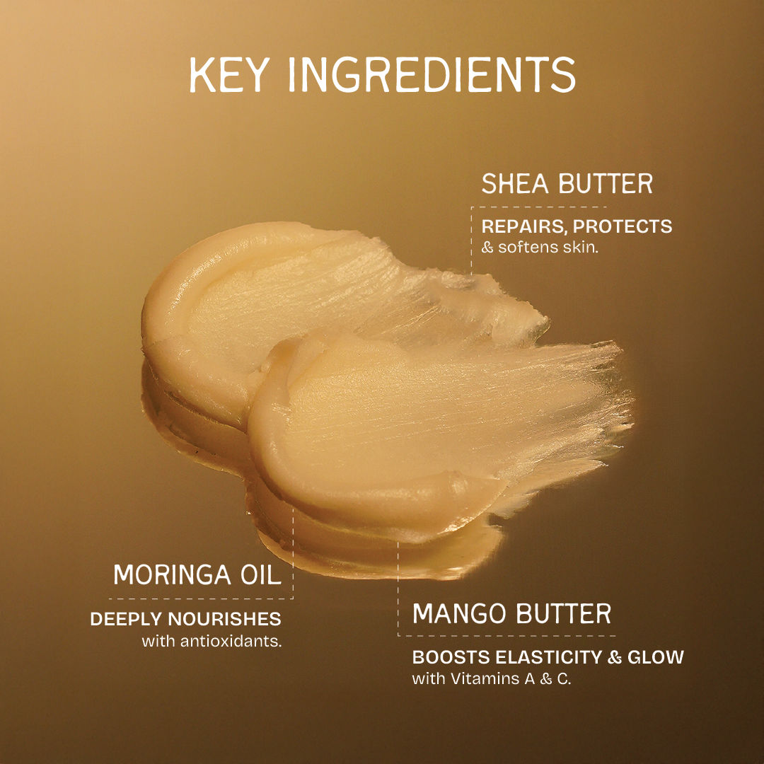 The Bare Bar Kashmiri Lavender Body Butter - Calming body cream with shea and mango butters