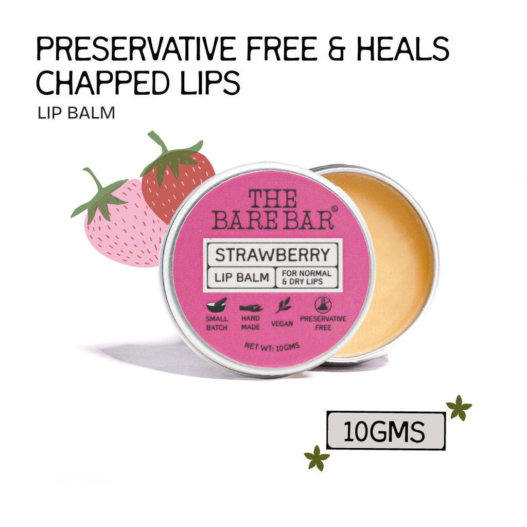 The Bare Bar Berry Blast Lip Balm - Buttery Moisture for Pigmented, Dry Lips