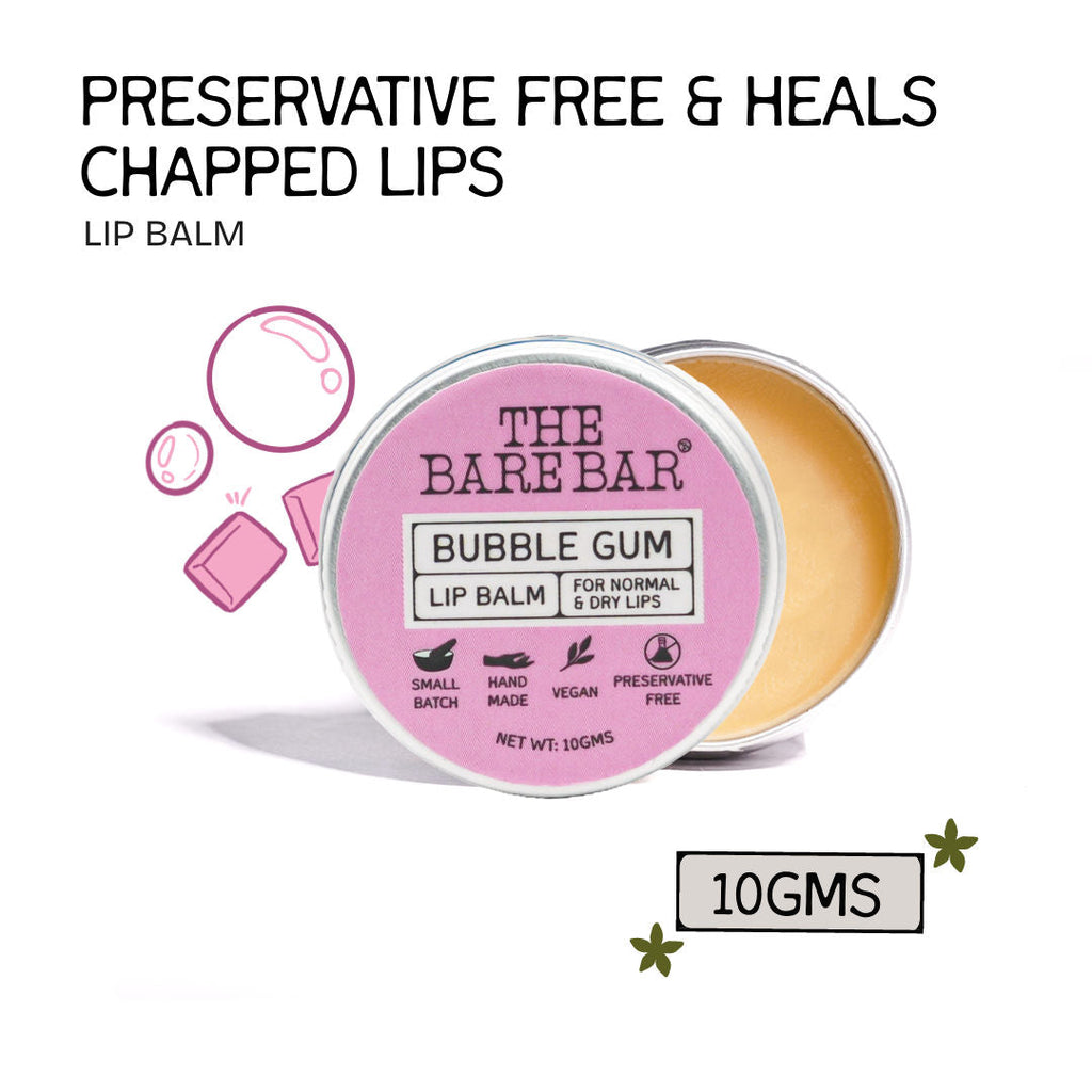 The Bare Bar Berry Blast Lip Balm - Buttery Moisture for Pigmented, Dry Lips