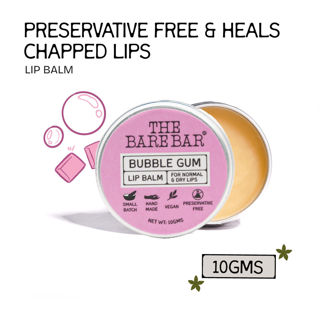 The Bare Bar Berry Blast Lip Balm - Buttery Moisture for Pigmented, Dry Lips