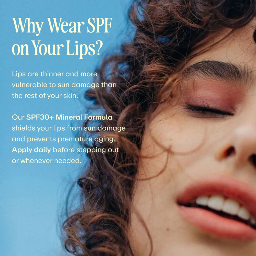 52 Sundaze 100% Natural Mango Butter Lip Balm for Dry & Pigmented Lips with SPF 30 PA+++