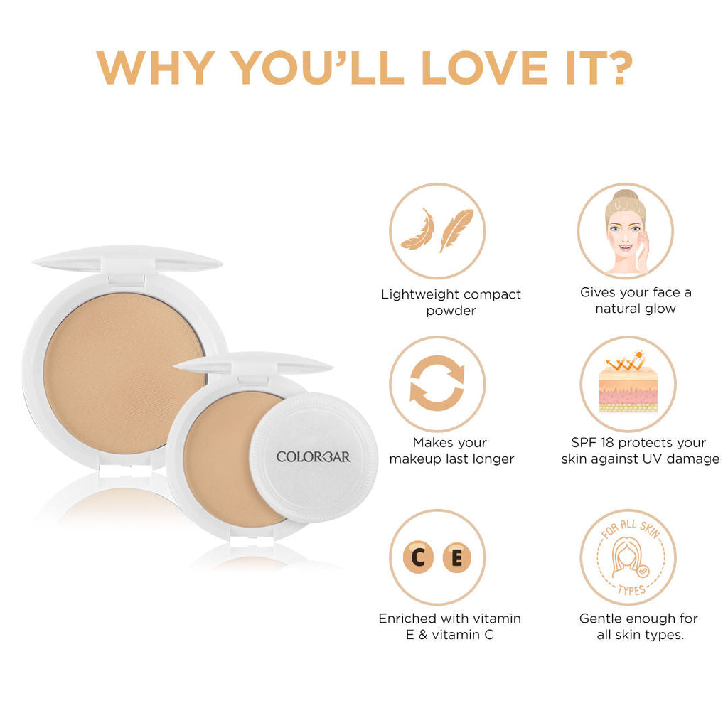 Colorbar Radiant White UV Fairness Compact Powder