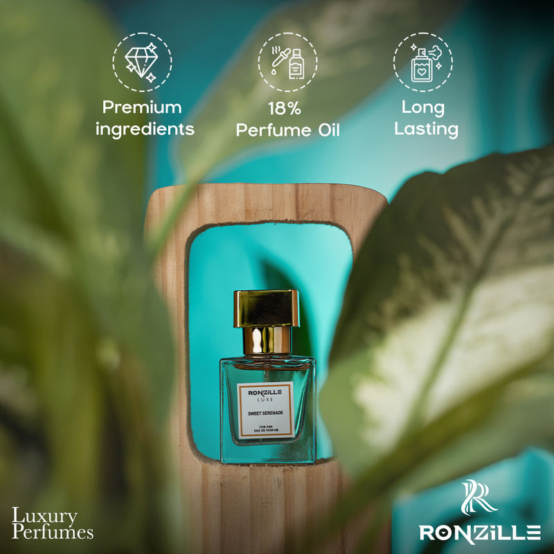 Ronzille Sweet Serenade Eau de Parfum Fruity with Orange & Jasmine Long Lasting Perfume For Women