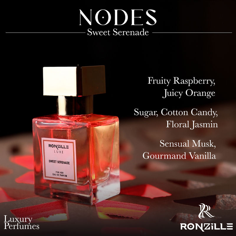 Ronzille Sweet Serenade Eau de Parfum Fruity with Orange & Jasmine Long Lasting Perfume For Women