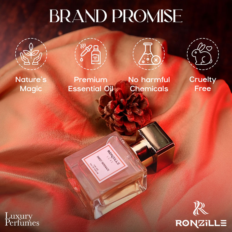 Ronzille Sweet Serenade Eau de Parfum Fruity with Orange & Jasmine Long Lasting Perfume For Women