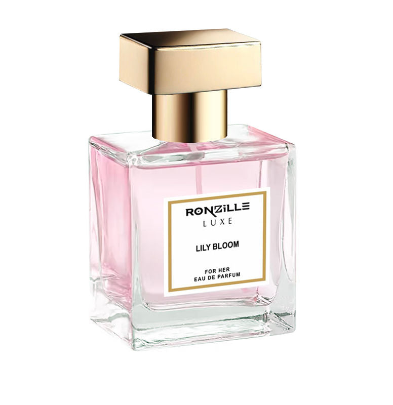 Ronzille Lily Bloom Eau de Parfum Warm & Spicy with Sandalwood & Musk Long Lasting Perfume For Women