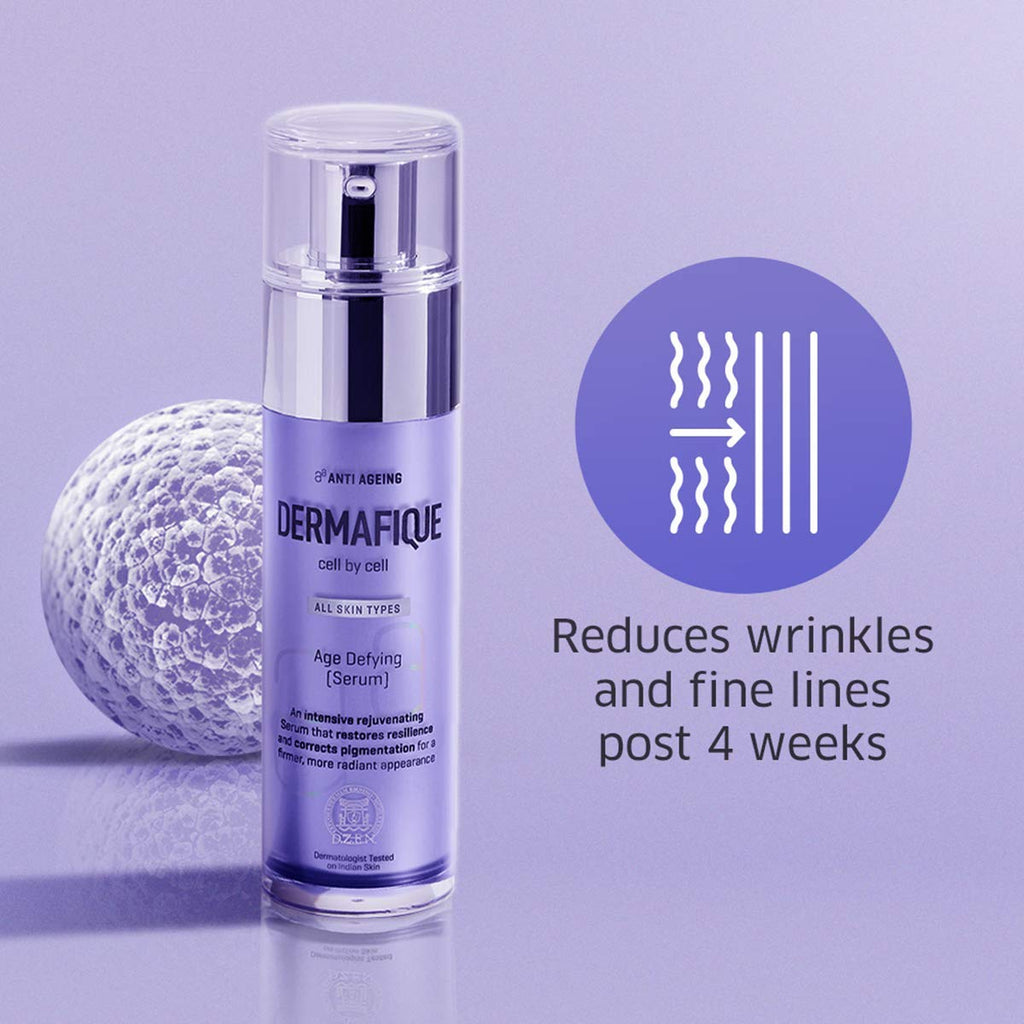 Dermafique Age Defying Face Serum, Reduces Pigmentation, Dark Spots, Uneven Skin Tone