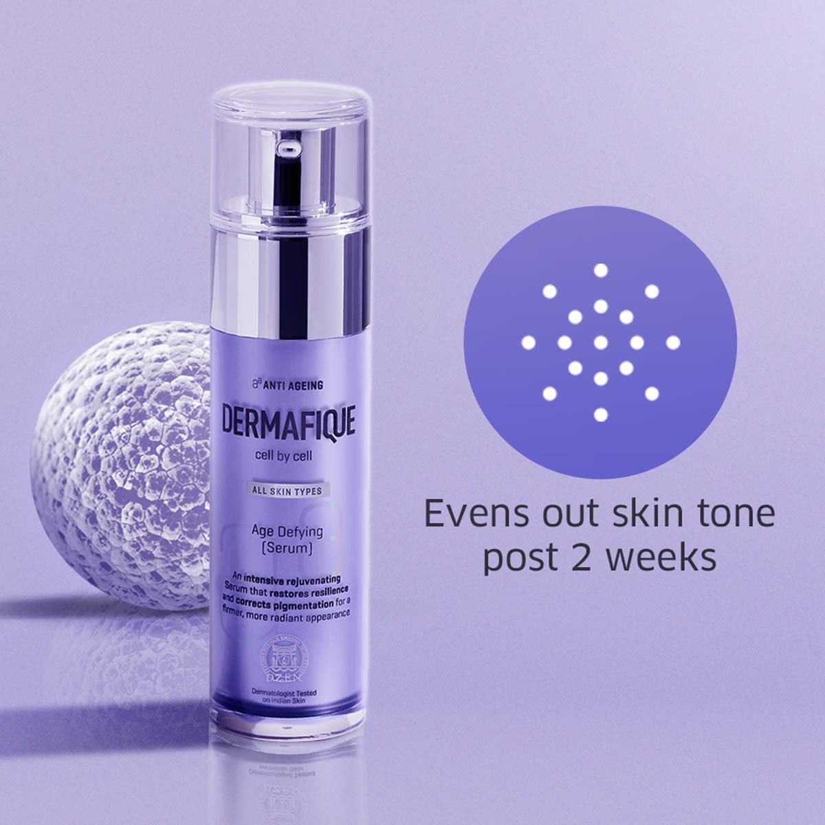 Dermafique Age Defying Face Serum, Reduces Pigmentation, Dark Spots, Uneven Skin Tone