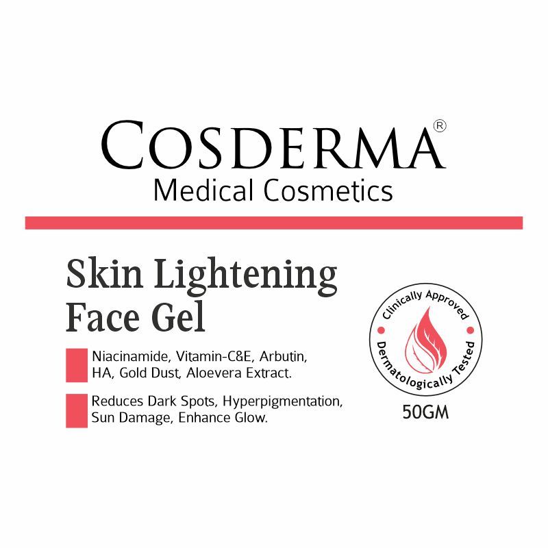 COSDERMA Skin Lightening Face Gel