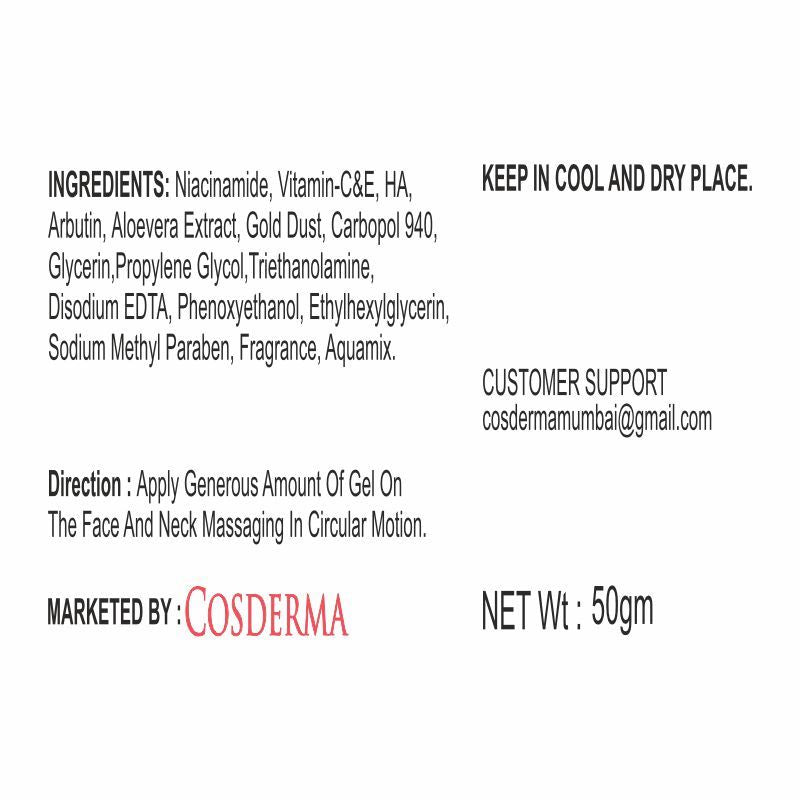 COSDERMA Skin Lightening Face Gel
