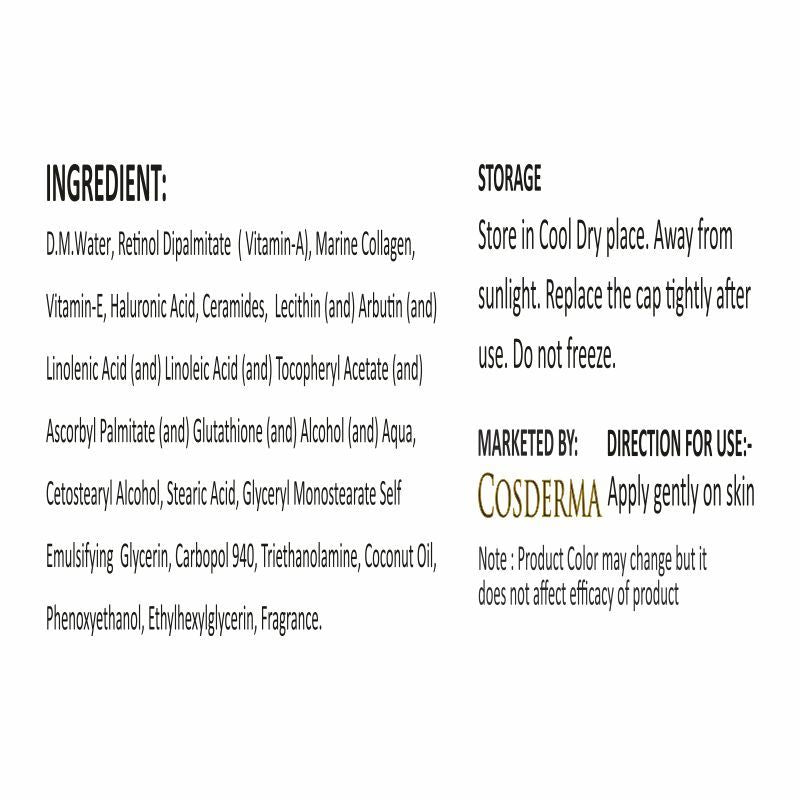 COSDERMA Retinol Collagen Face Cream