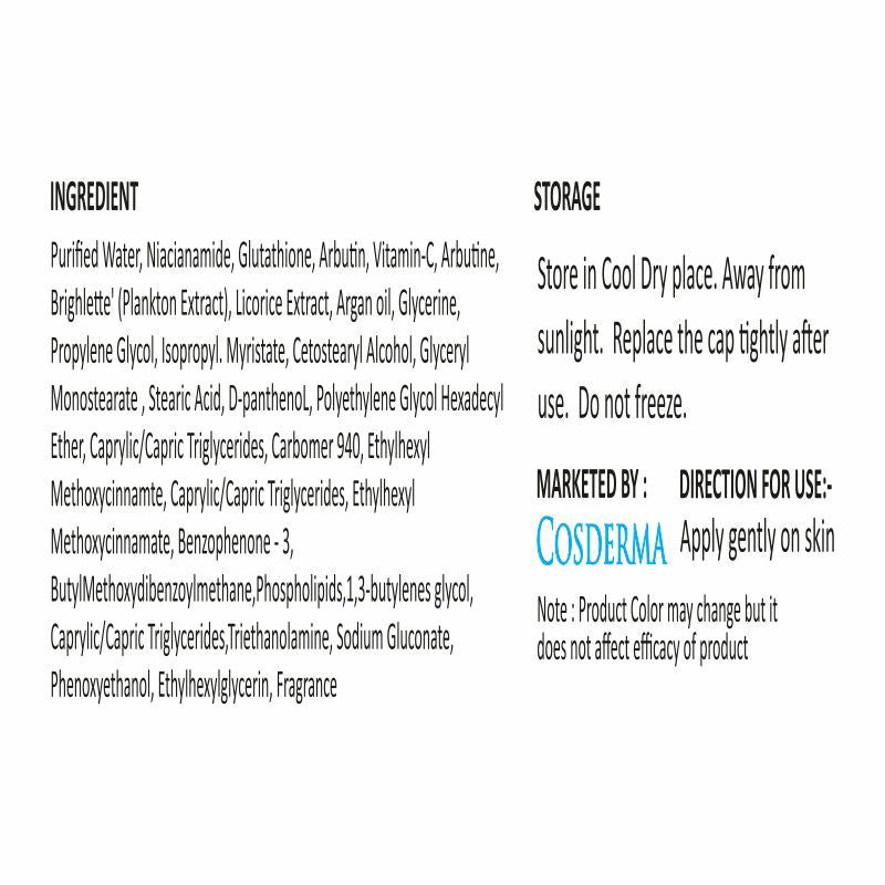 COSDERMA Glutagloss Face Cream