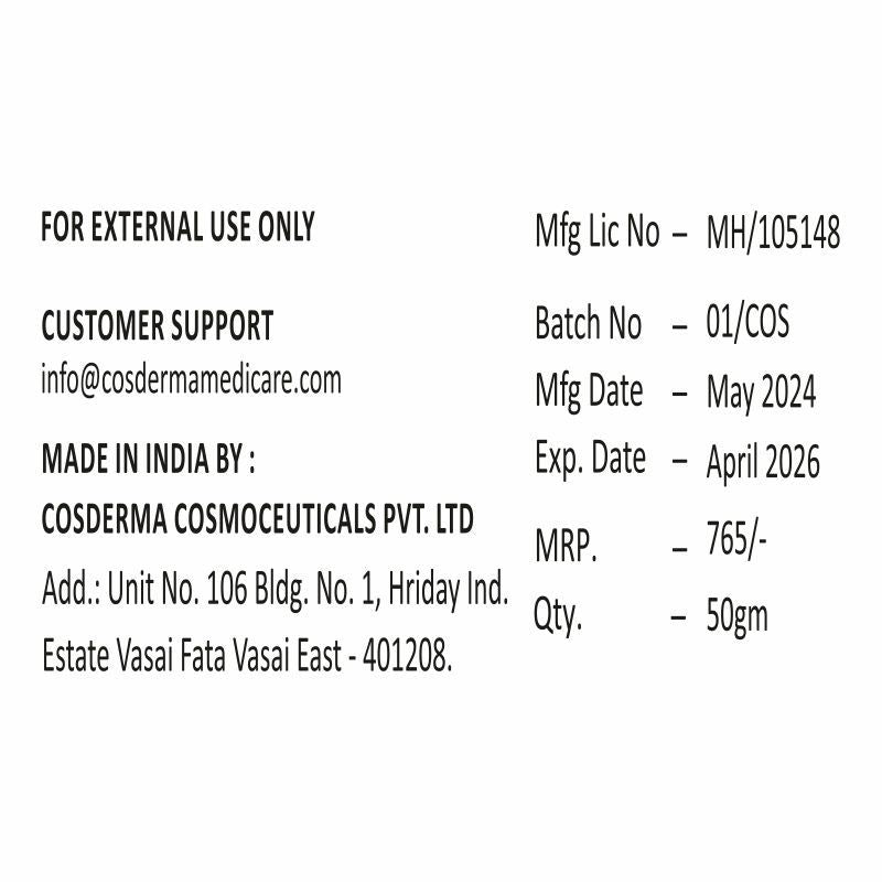 COSDERMA Glutagloss Face Cream