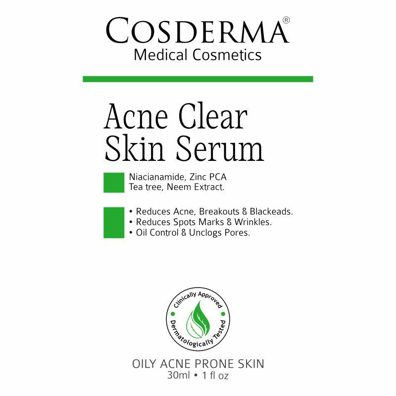 COSDERMA Acne Clear Skin Serum