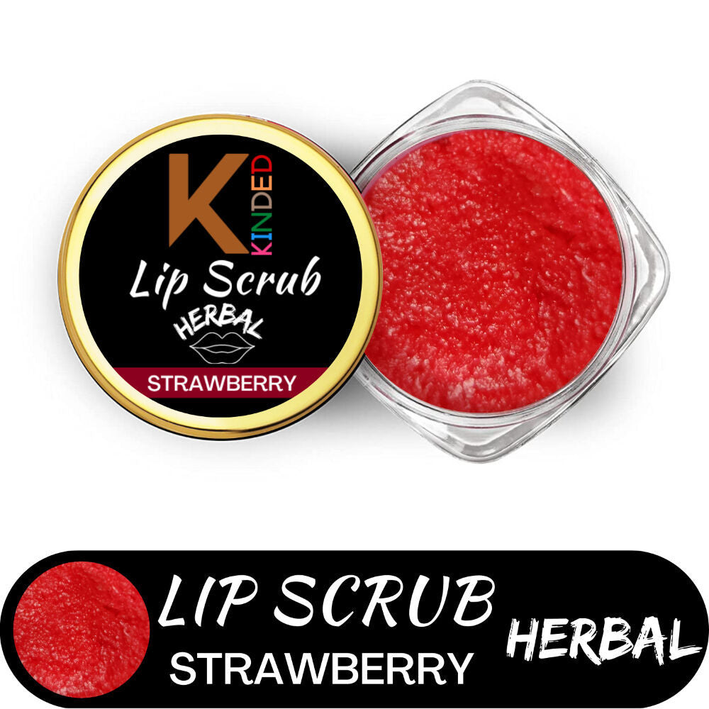 KINDED Lip Sugar Scrub Herbal Exfoliator