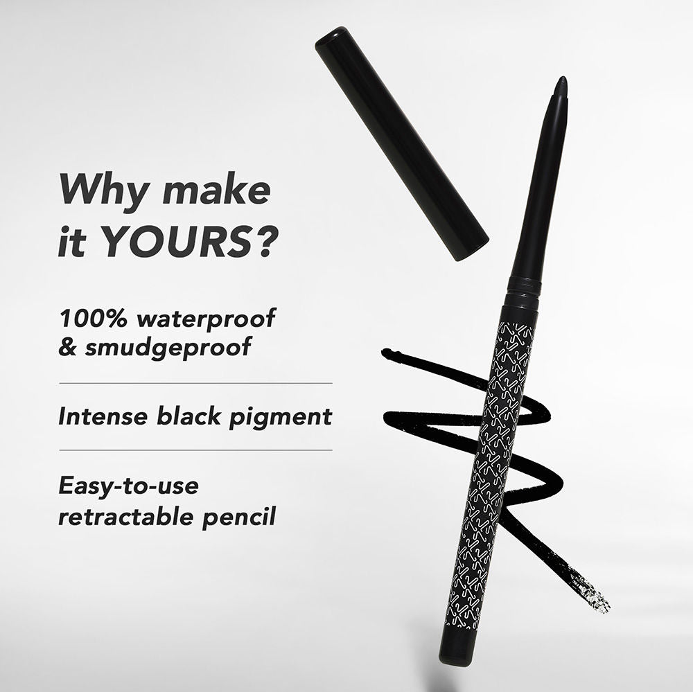 Kay Beauty Waterproof 24 Hour Kajal - Spade Black