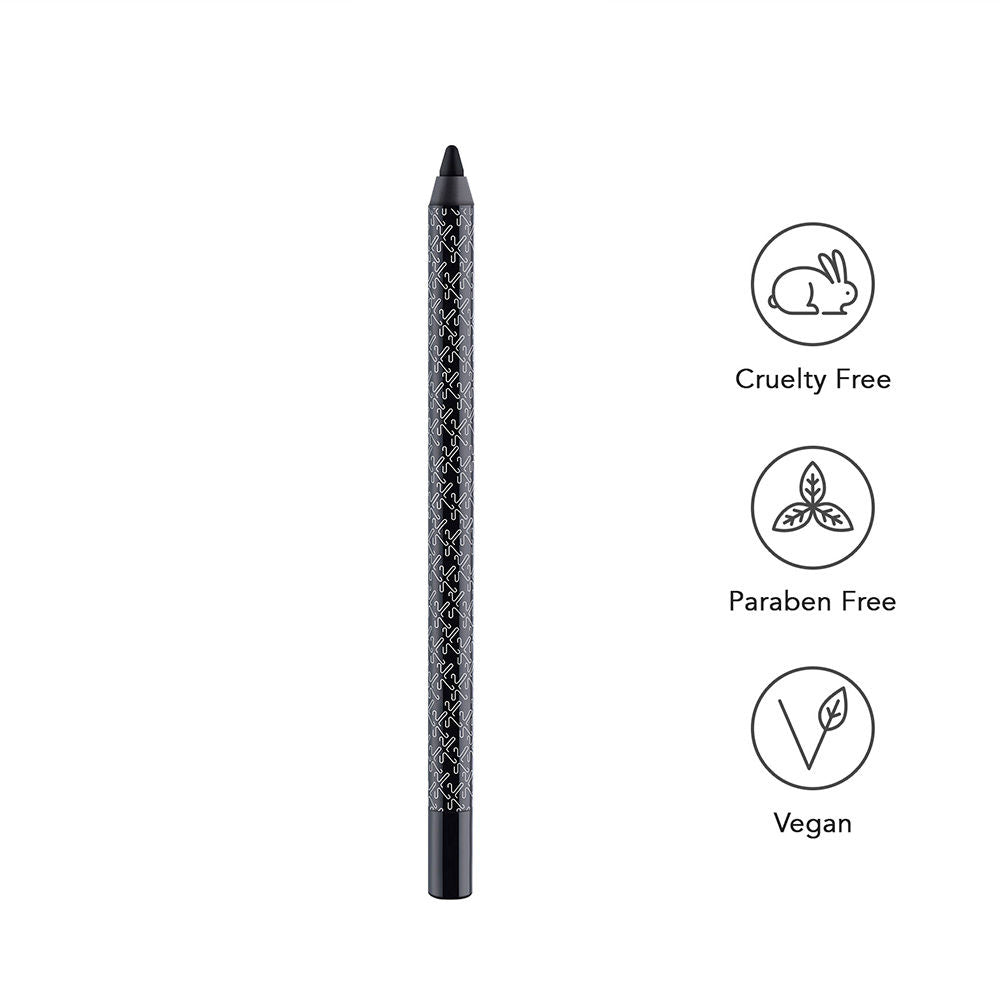 Kay Beauty Smudgeproof Jet Black Gel Kajal - Onyx