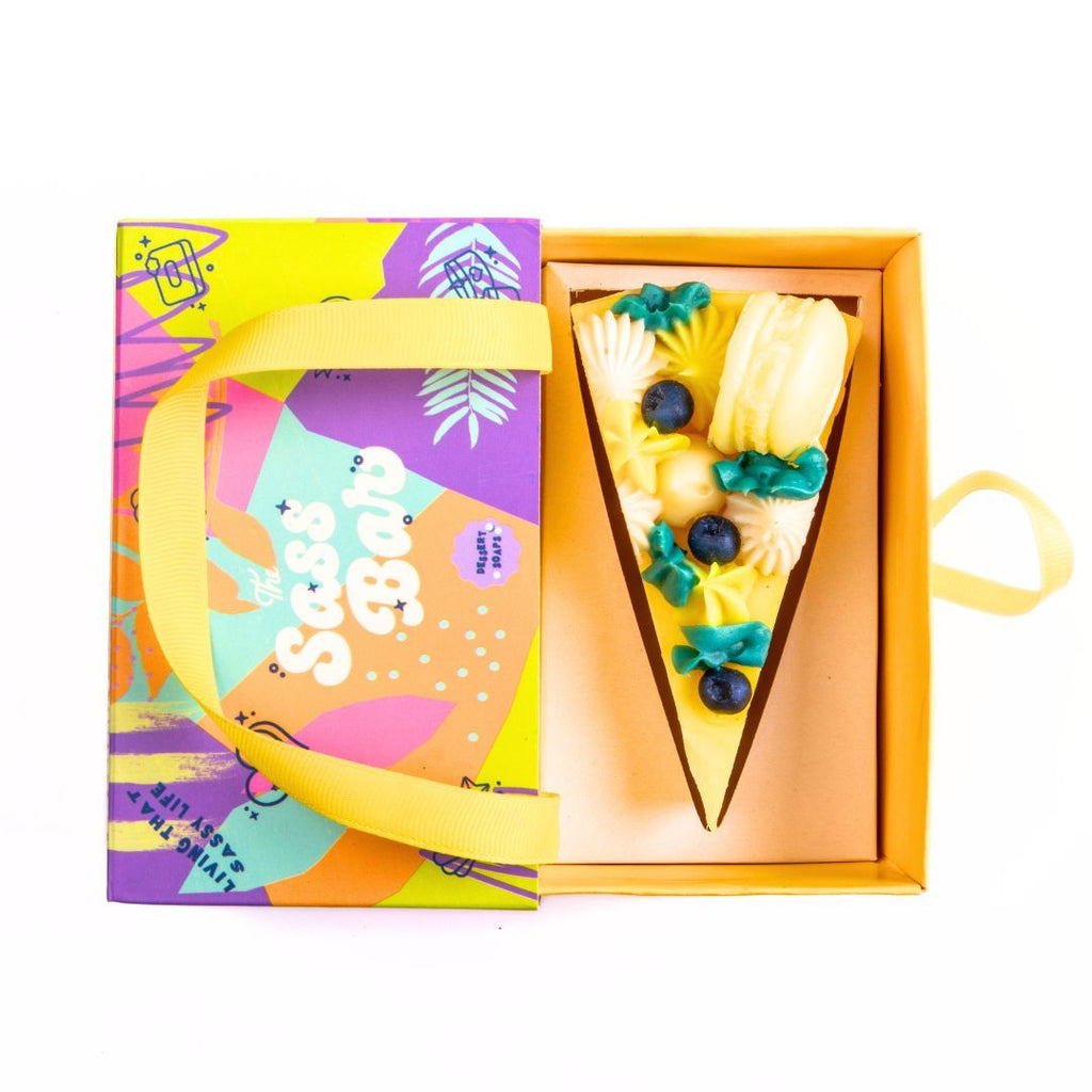 The Sass Bar Lemon Blueberry Cake Soap