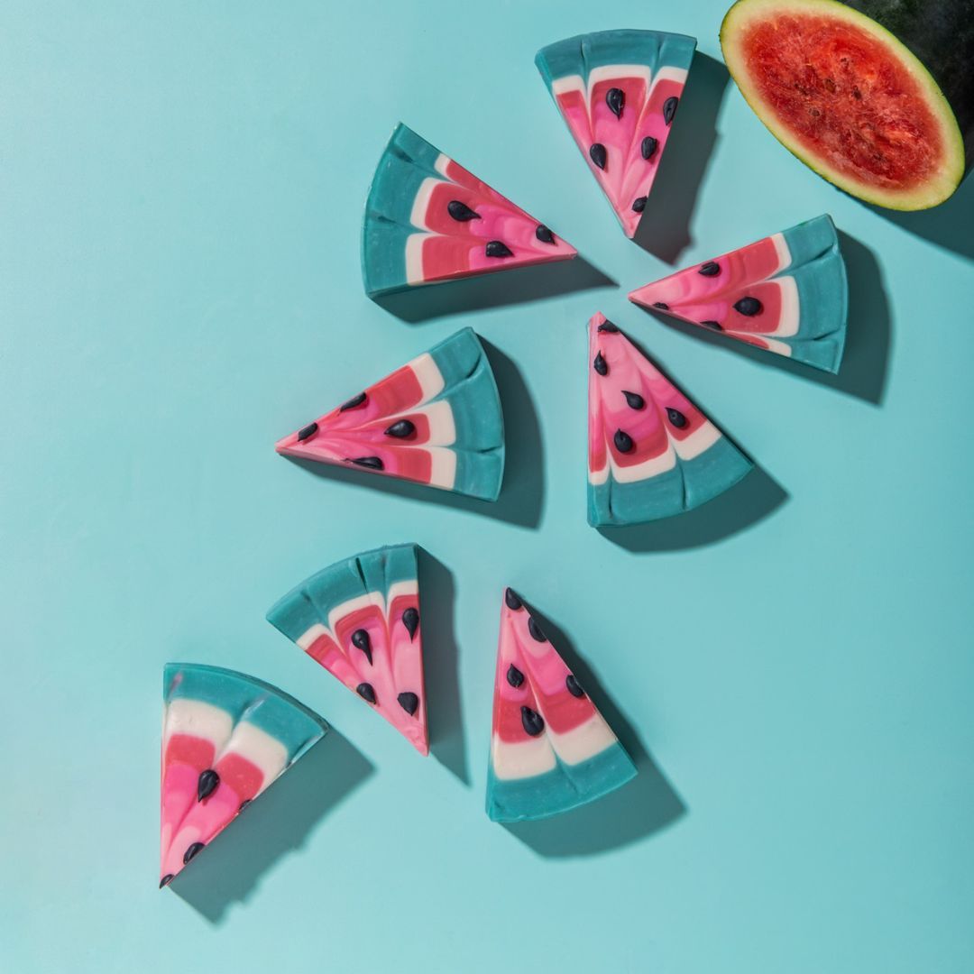 The Sass Bar Watermelon Cake Soap