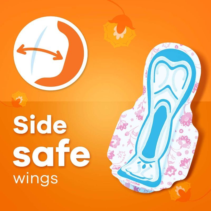 Whisper Choice Ultra XL Thin XL Sanitary Pads-upto 100% Stain protection with side safe Wings,80 Pad