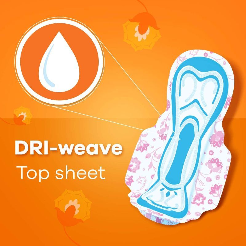 Whisper Choice Ultra XL Thin XL Sanitary Pads-upto 100% Stain protection with side safe Wings,80 Pad