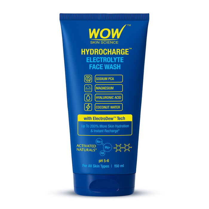 WOW Skin Science HydroCharge Electrolyte Face Wash