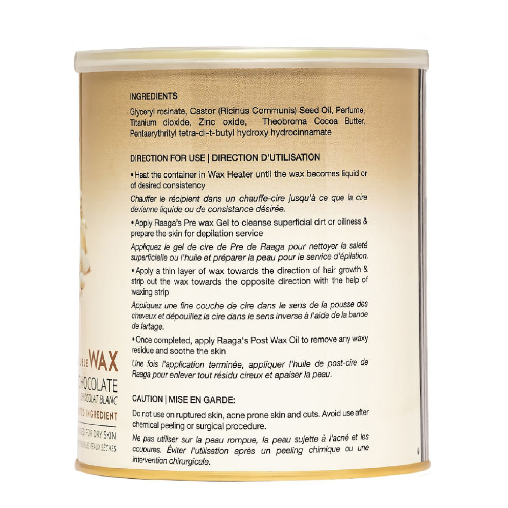 Raaga Professional Liposoluble Wax White Chocolate