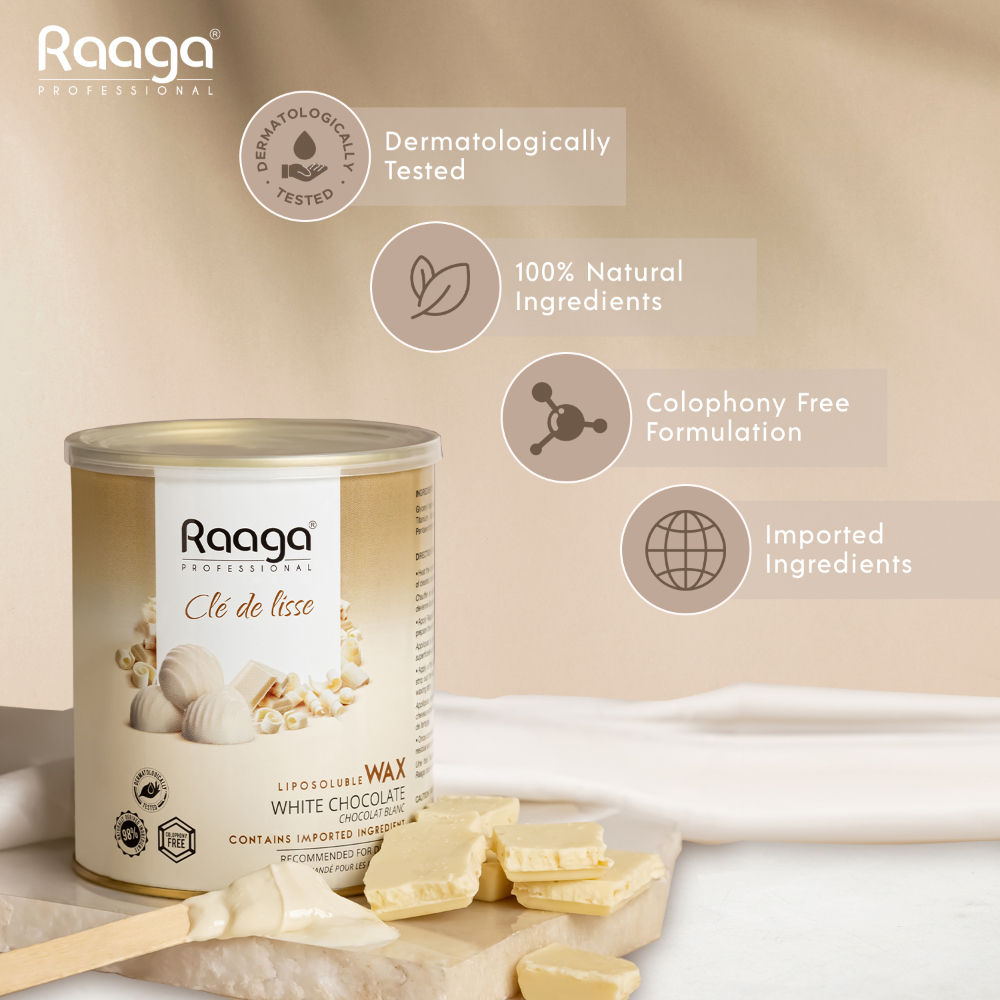 Raaga Professional Liposoluble Wax White Chocolate