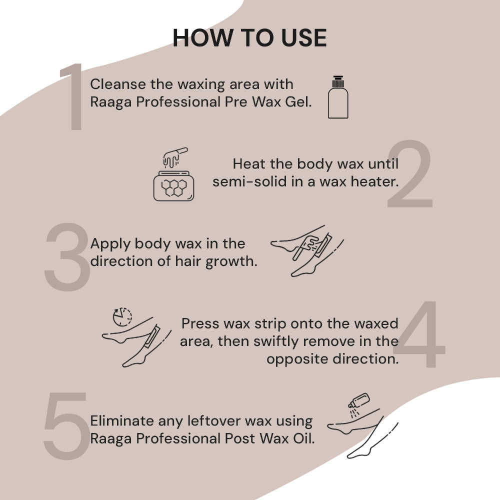 Raaga Professional Liposoluble Wax White Chocolate