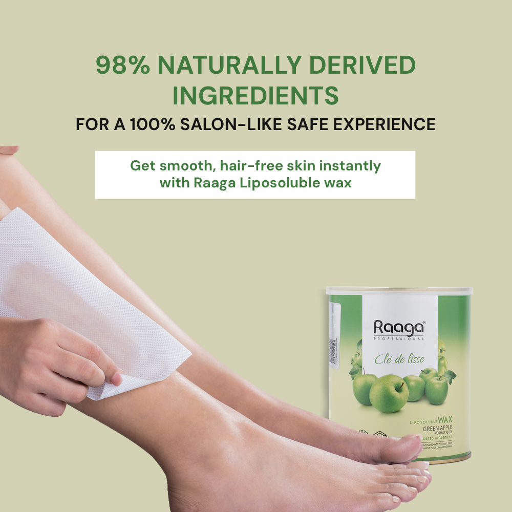 Raaga Professional Liposoluble Wax Green Apple