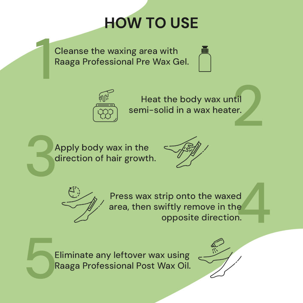 Raaga Professional Liposoluble Wax Green Apple