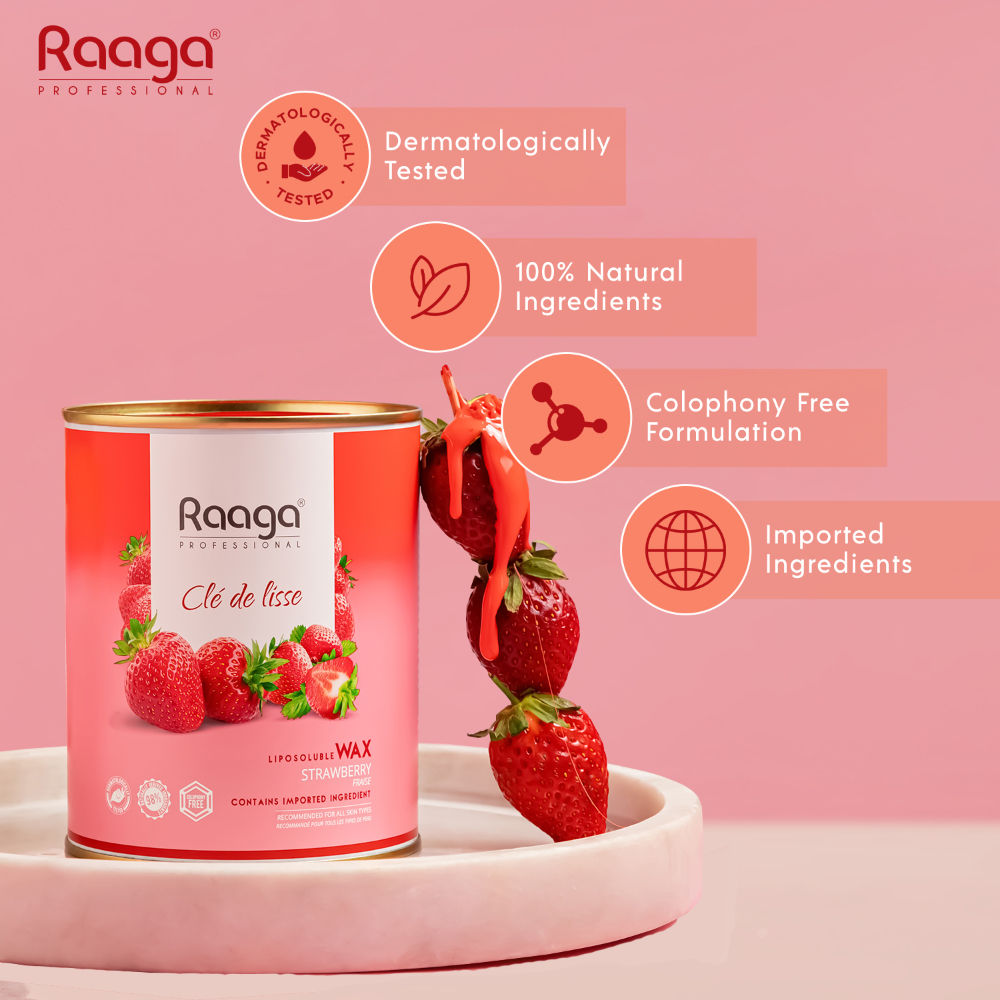 Raaga Professional Liposoluble Wax Straw Berry