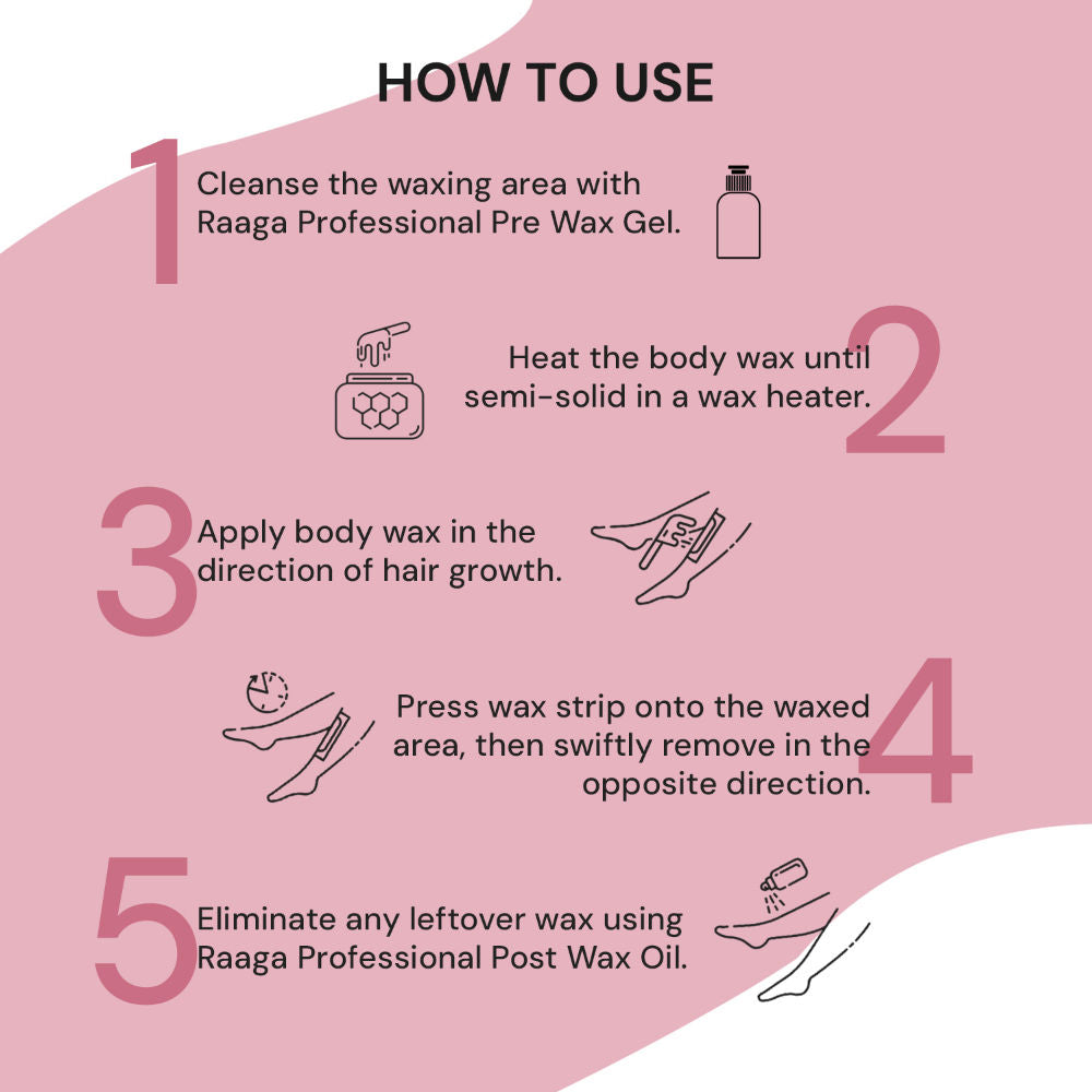 Raaga Professional Liposoluble Wax Straw Berry