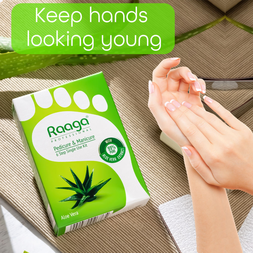 Raaga Professional Manicure & Pedicure, Aloe vera