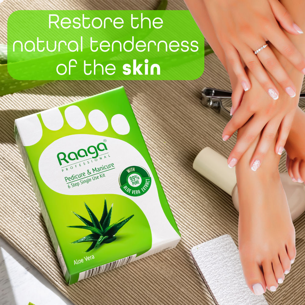 Raaga Professional Manicure & Pedicure, Aloe vera