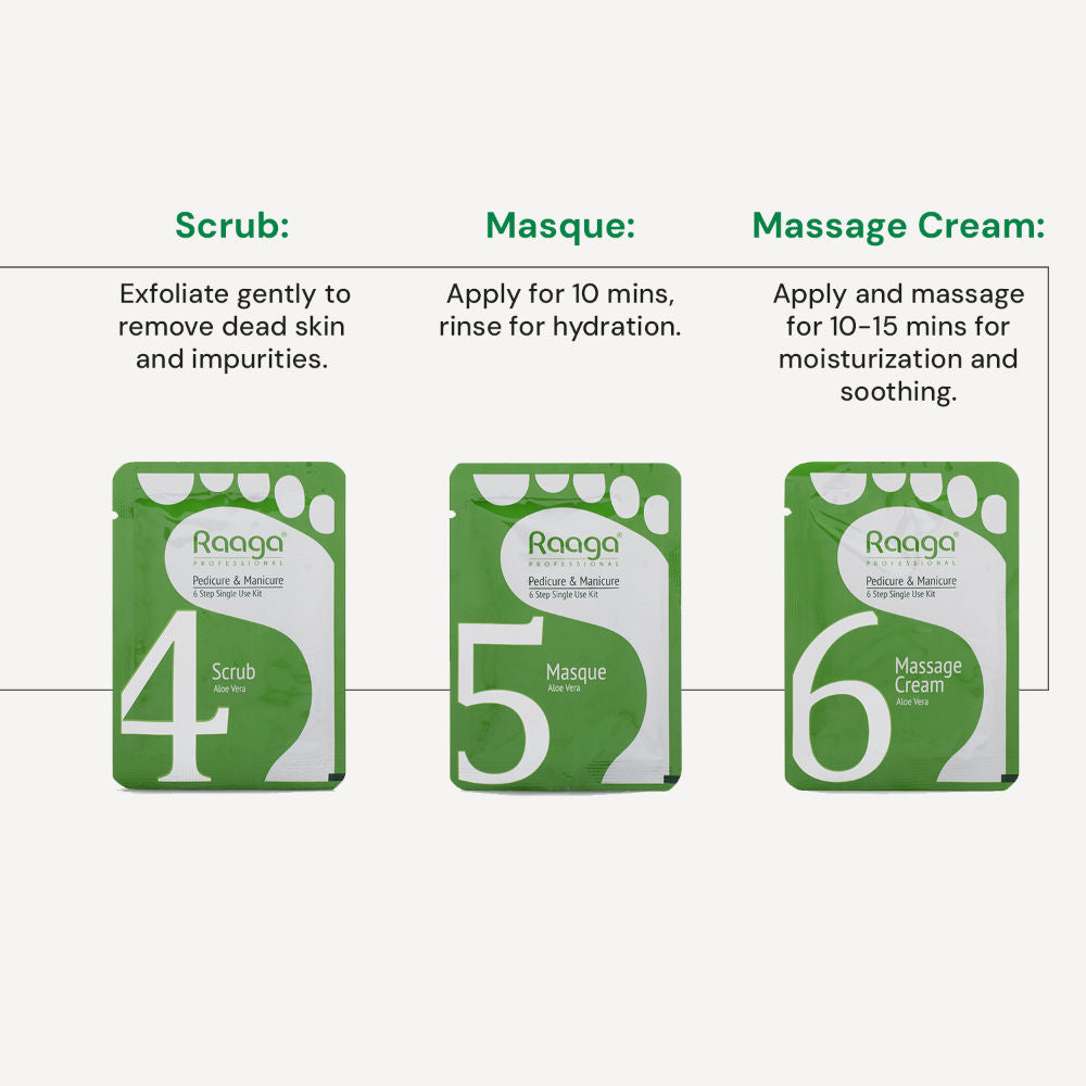 Raaga Professional Manicure & Pedicure, Aloe vera