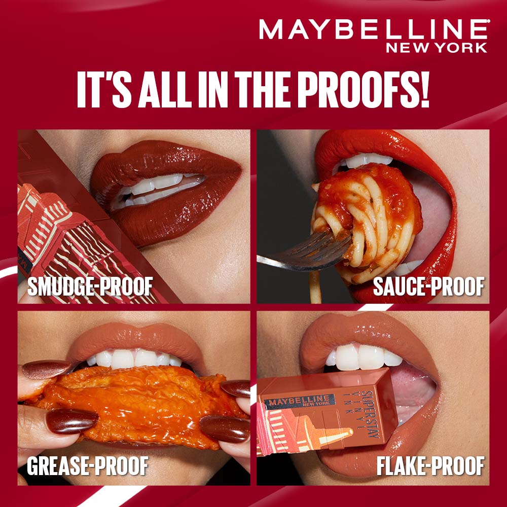 Maybelline New York Super Stay Vinyl Ink Liquid Lipstick, Instant Shine Lasts Up To 16H