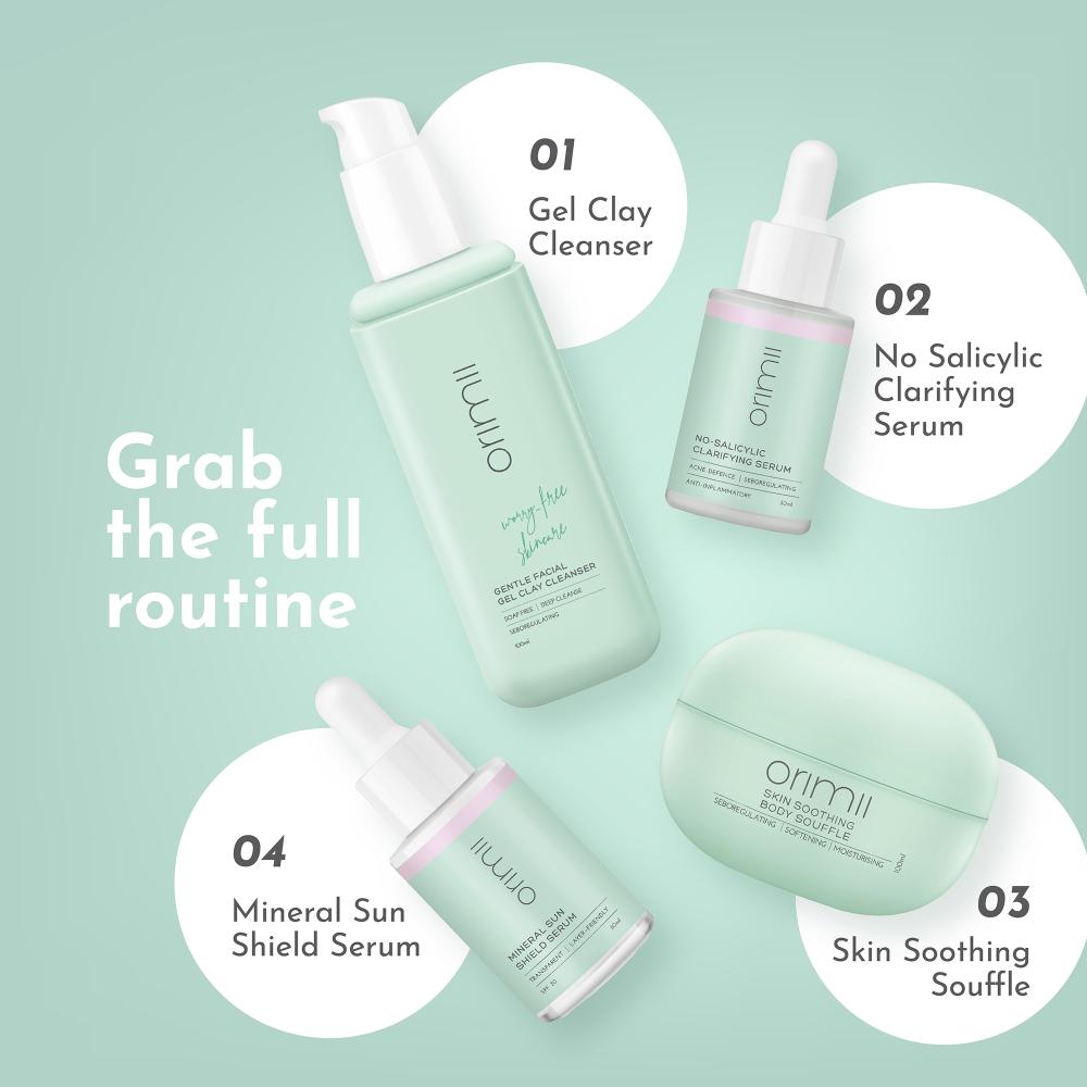 Orimii No Salicylic Clarifying Face Serum For Acne Control - Non Comedogenic, Pregnancy Safe
