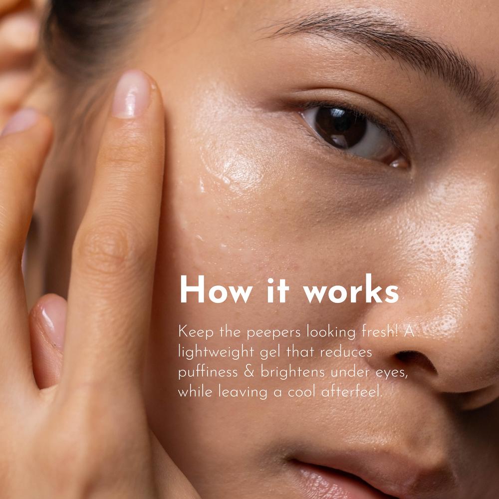 Orimii Under Eye Cream for Dark Circles/Vit C-Fragrance Free, Non Comedogenic, Pregnancy Safe