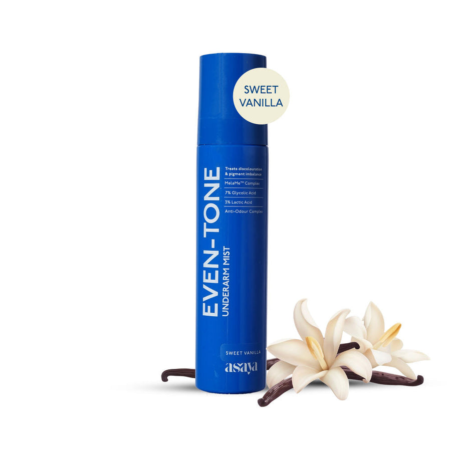 Asaya Depigmentation Spray For Dark Underarms Melame Complex Sweet Vanilla