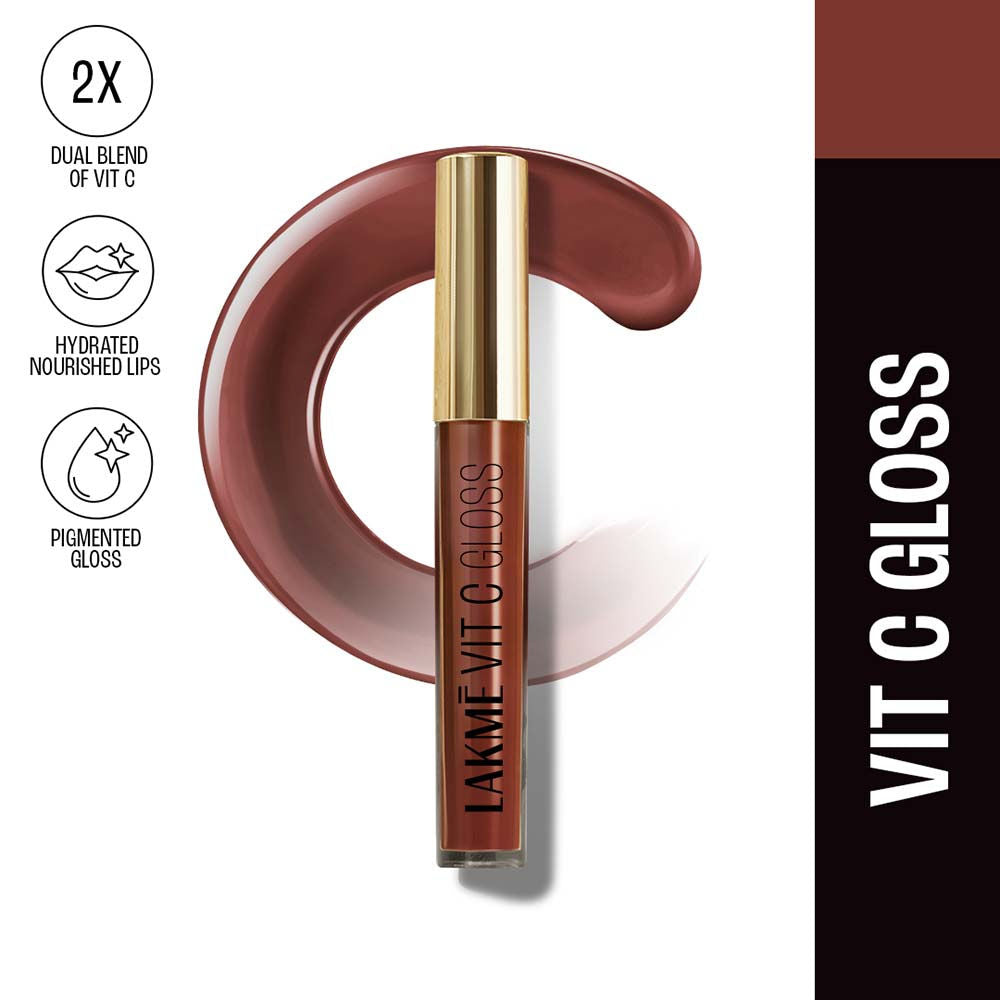 Lakme Superglow Glass Finish Lip Gloss oil with Vitamin C