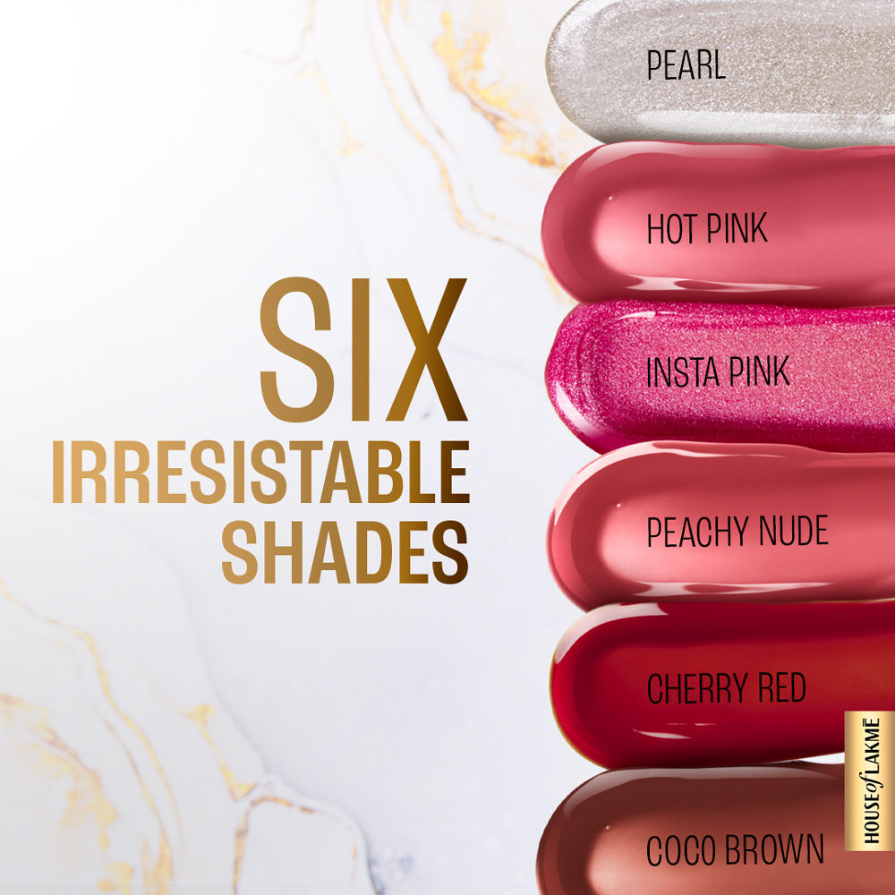 Lakme Superglow Glass Finish Lip Gloss oil with Vitamin C