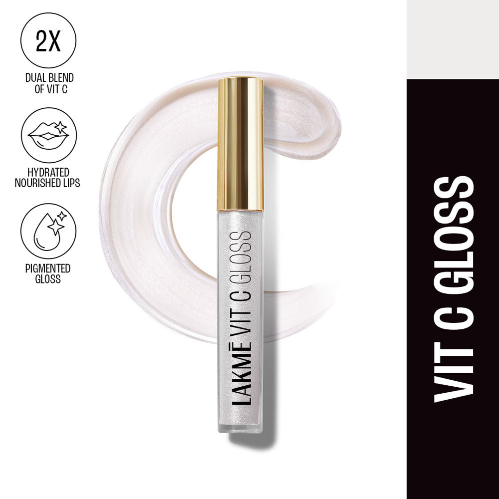 Lakme Superglow Glass Finish Lip Gloss oil with Vitamin C