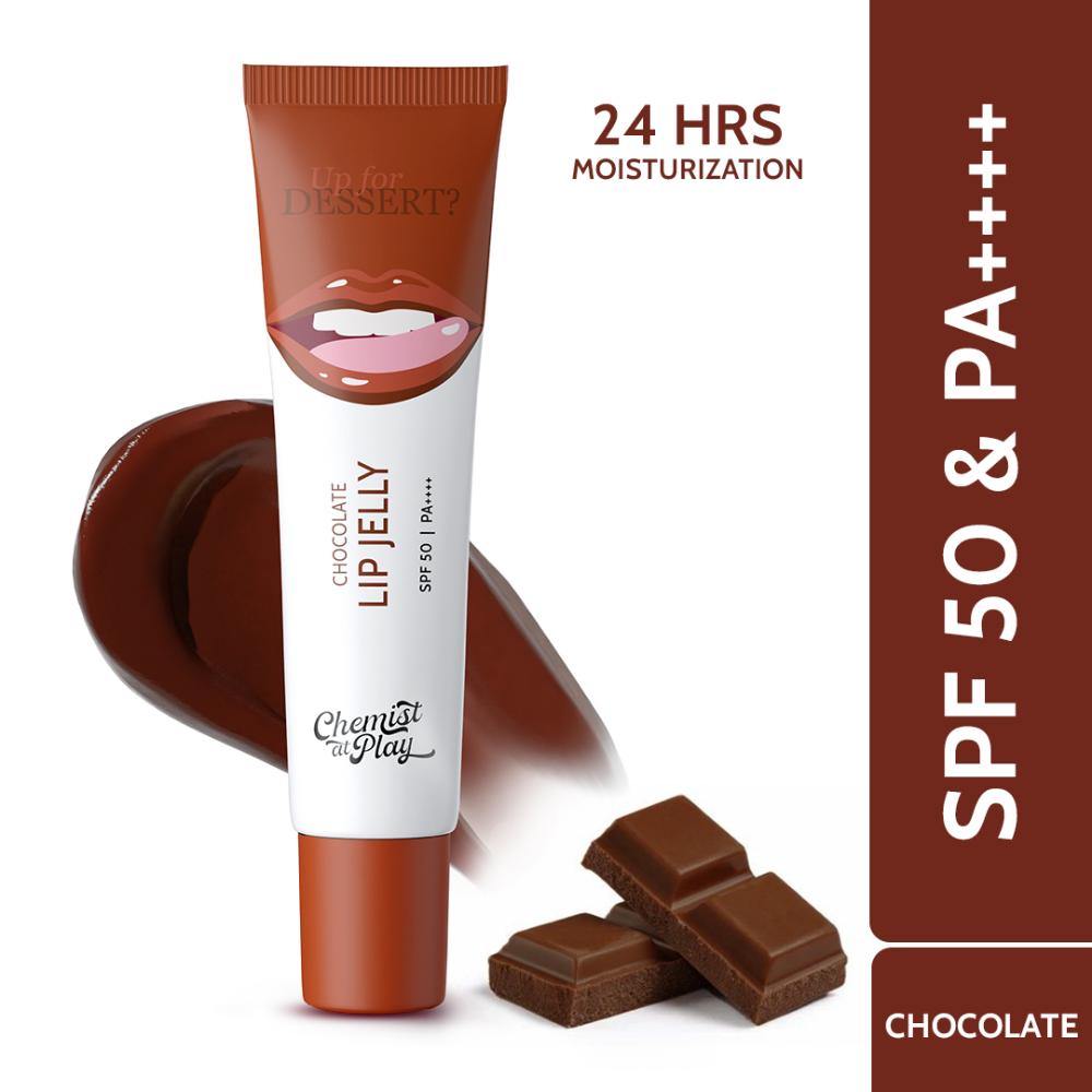 Chemist At Play Chocolate Tinted Lip Balm with SPF 50 PA++++ for Dry, Chapped & Pigmented Lip