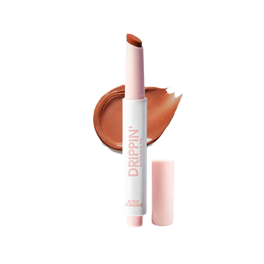 Flossy Cosmetics Tinted Lip Balm with Shea Butter & Jojoba Oil Brightens, Moisturizes Dry Lips