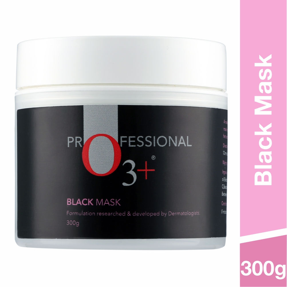 O3+ Exfoliating Black Face & Body Mask For Tan Removal & Soft-Smooth Skin - 100% Natural & Vegan