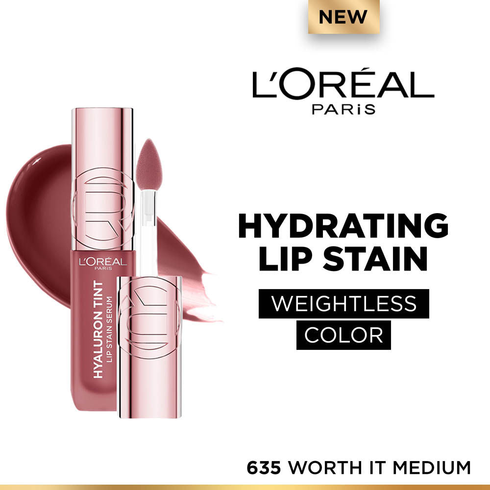 L'Oreal Paris Hyaluron Tint Lip Stain Serum Weightless Color